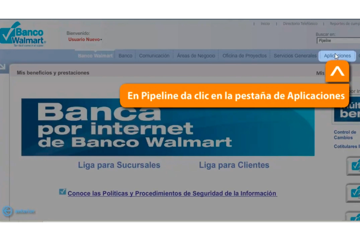 curso banco Walmart